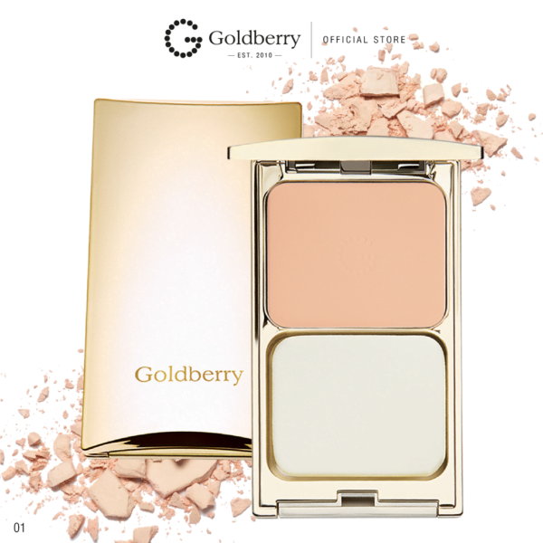 Goldberry Compact Foundation SPF25 PA++ โกลด์เบอร์รี่ คอมแพ็ค ฟาวน์เดชั่น SPF25 PA++ #มี4เฉดสี สำหรับทุกสีผิว