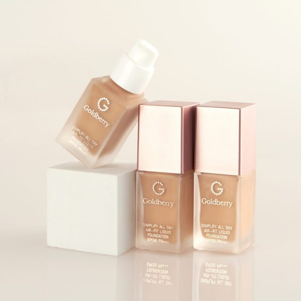 GOLDBERRY SIMPLIFY All Day Air-Fit Liquid FOUNDATION SPF50 PA+++